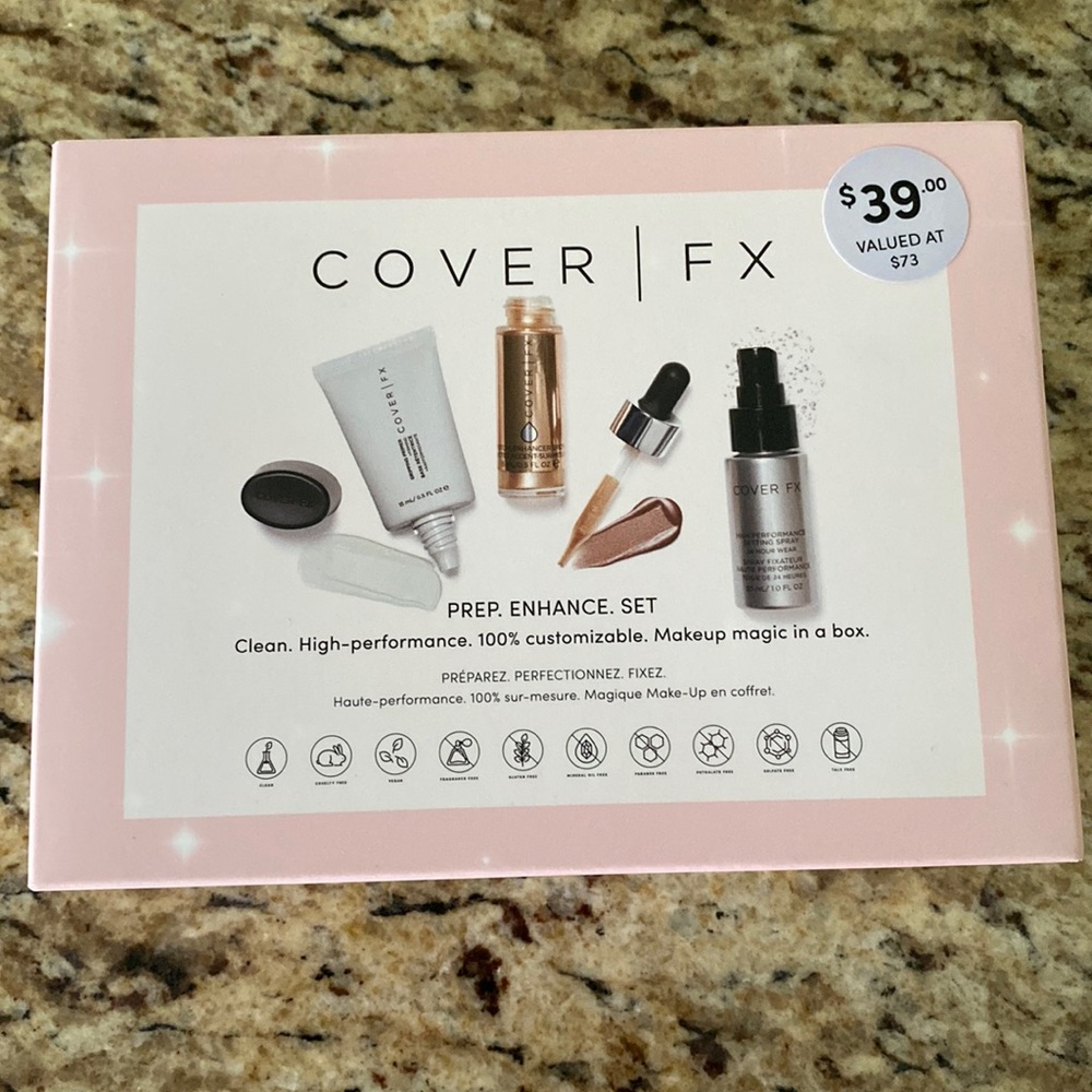 COVER FX Glow Into Overtime Bestsellers Kit
